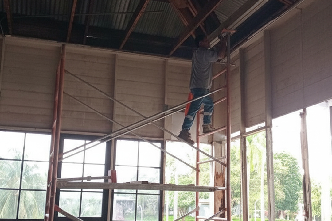 estructura de madera